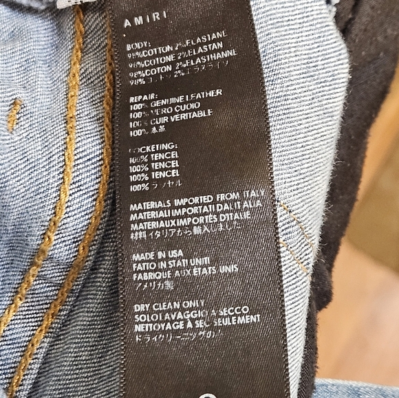 Amiri Jeans RN# 150712 Size 36 - Picture 12 of 14